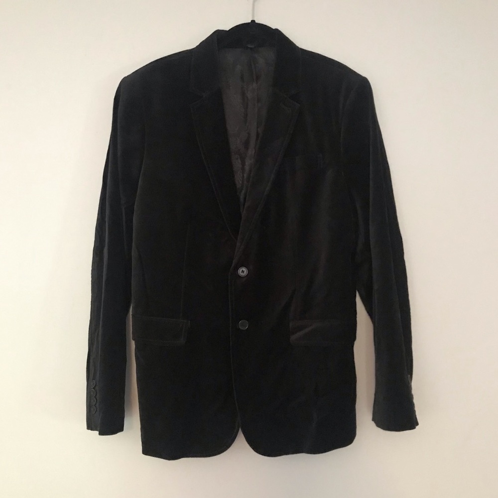 Black Velvet Slim Fit Suit